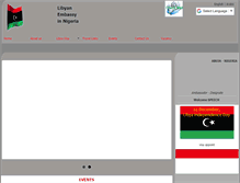 Tablet Screenshot of libyaembassynigeria.com